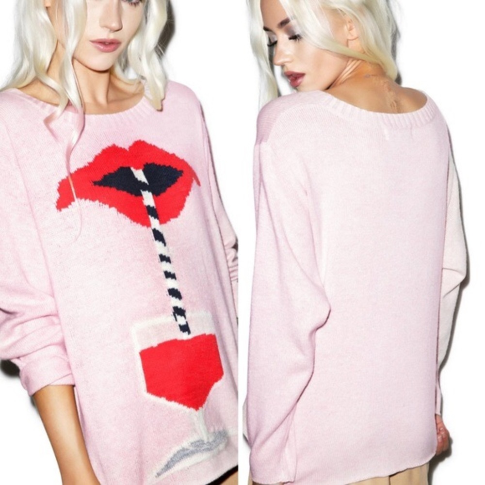 Wildfox Suck It Up Vineyard Sweater
